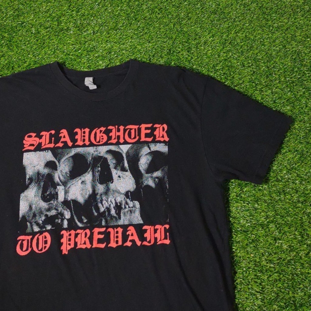 SLAUGHTER TO PREVAIL T SHIRT DEATH CORE DOUBLE SIDED GRAPHIC TEE ALEX TERRIBLE